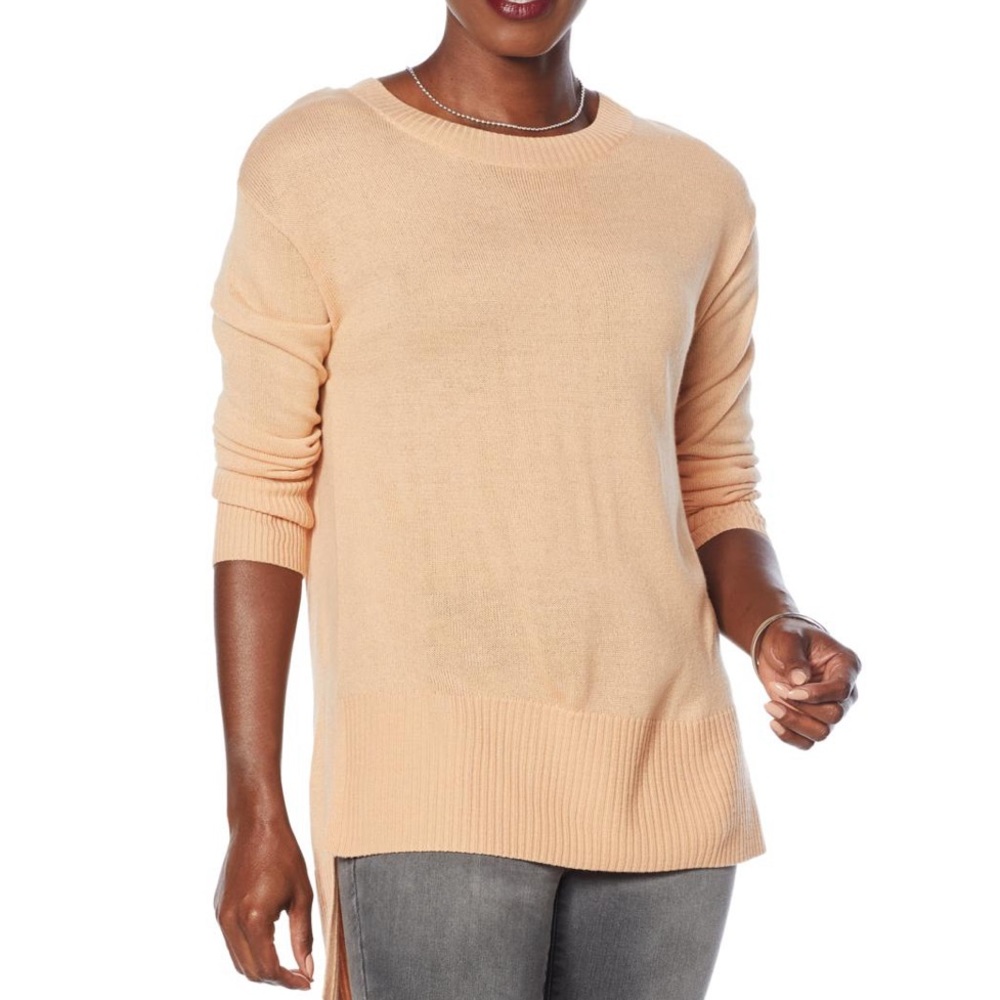 G by Giuliana Hi-Low Hem Lightweight Sweater